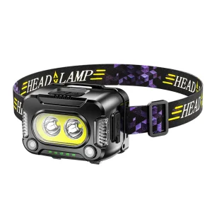Lampe Frontale Puissante Rechargeable USB